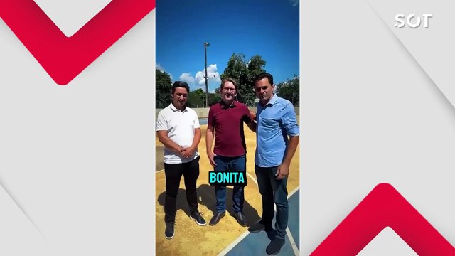 R$ 100 mil: Parceria entre Rondinelle e Pacheco garante melhorias na quadra do Colégio Costa e Silva