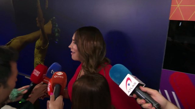 Karla Sofía Gascón reaparece en España tras la polémica de los Oscar