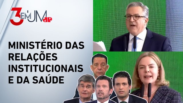 Piperno, Ghani, Segré e Trindade analisam discurso de posse de Padilha e Gleisi