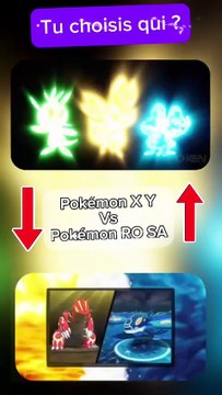 Choisis ton jeux favori entre Pokémon XY et Pokémon ROSA