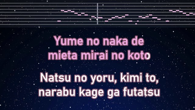 Karaoke♬ Tracing that Dream / Ano Yume wo Nazotte - YOASOBI 【No Guide Melody】 Lyric Romanized