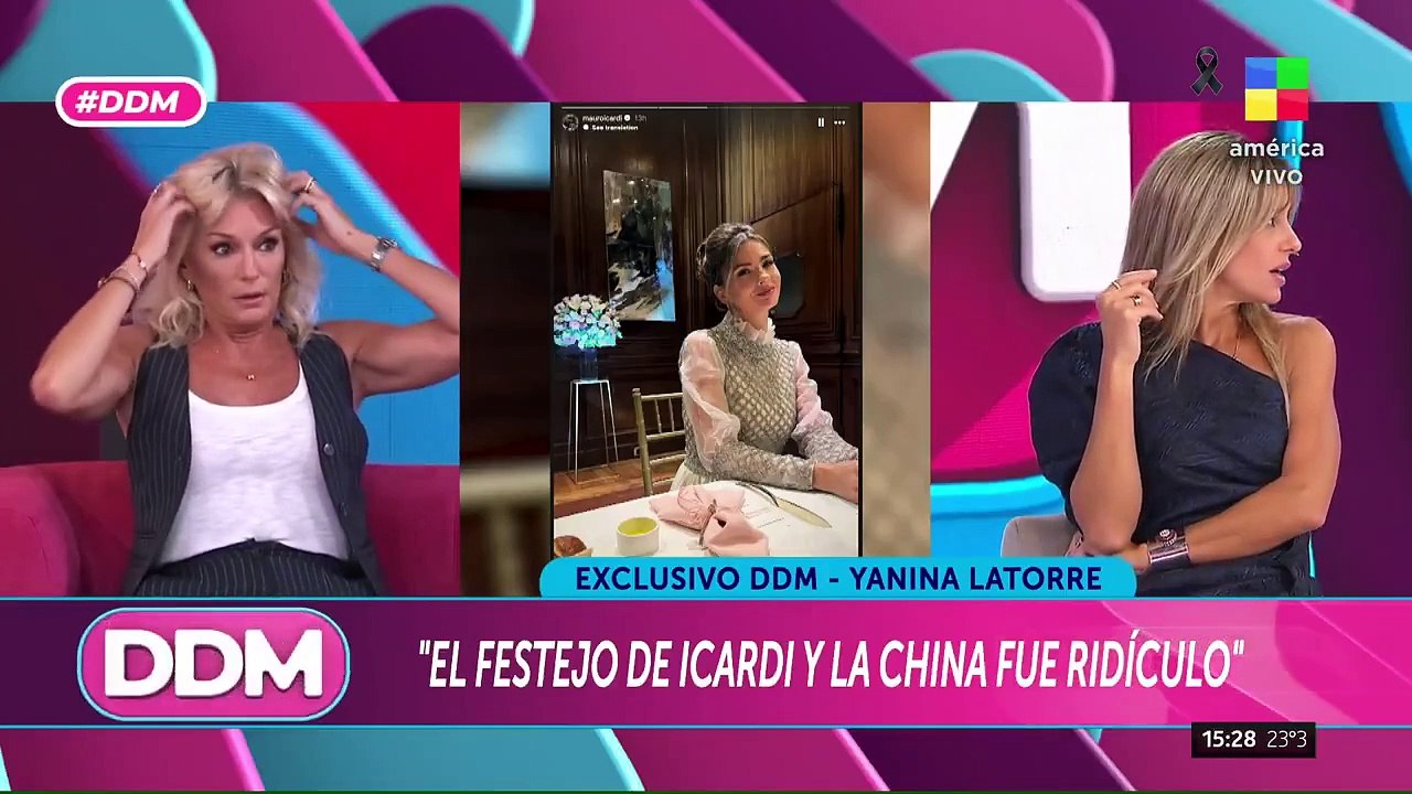 YANINA LATORRE, SOBRE EL CUMPLEAÑOS DE LA CHINA SUÁREZ CON MAURO ICARDI
