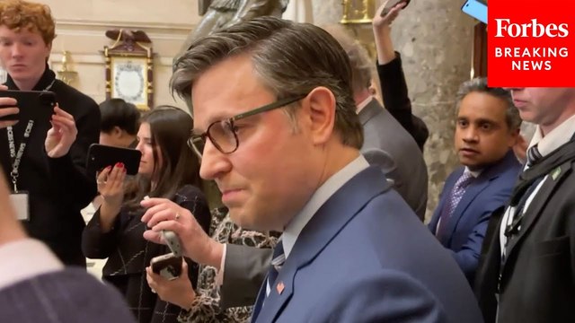 JUST IN: Speaker Johnson Says He Believes CR Will Pass And Government Shutdown Will Be Averted