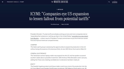 백악관, '트럼프 관세'로 "현대·LG·삼성 미국 투자 확대" / YTN