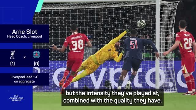 Slot admits Liverpool will have to be at their best against PSG