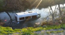 İşçileri taşıyan minibüs dereye uçtu, 8 kişi yaralandı
