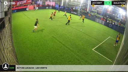 But de Lucas M - Les Verts