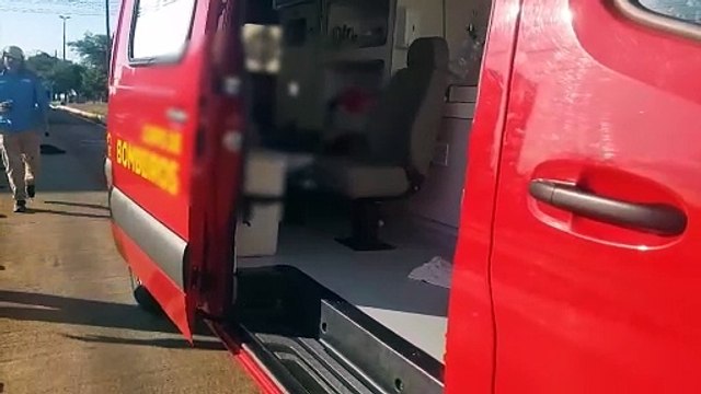 Motociclista fica ferido em acidente de trânsito na Avenida Barão Do Rio Branco