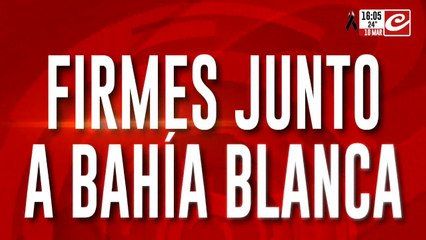 Firmes junto a Bahía Blanca: todo el país ayuida a la ciudad inundada