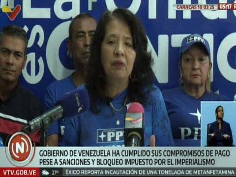 PPT afirma que Estados Unidos no permite pagar la deuda venezolana a Chevron