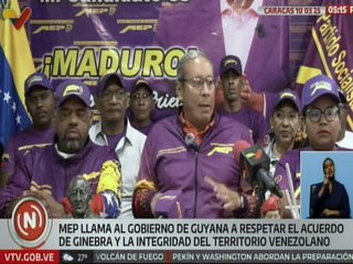 MEP afirmó que el Gobierno de Guyana agrede al pueblo venezolano con su política intervencionista