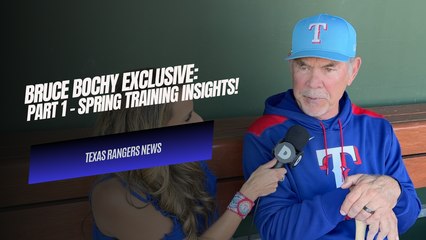 Texas Rangers 2025 Spring Training Report | 1 on 1 With Manager Bruce Brocy
