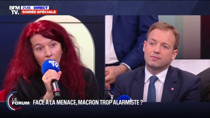 Échange tendu entre Caroline Metral, infirmière et le député "Droite républicain" Jean-Didier Berger