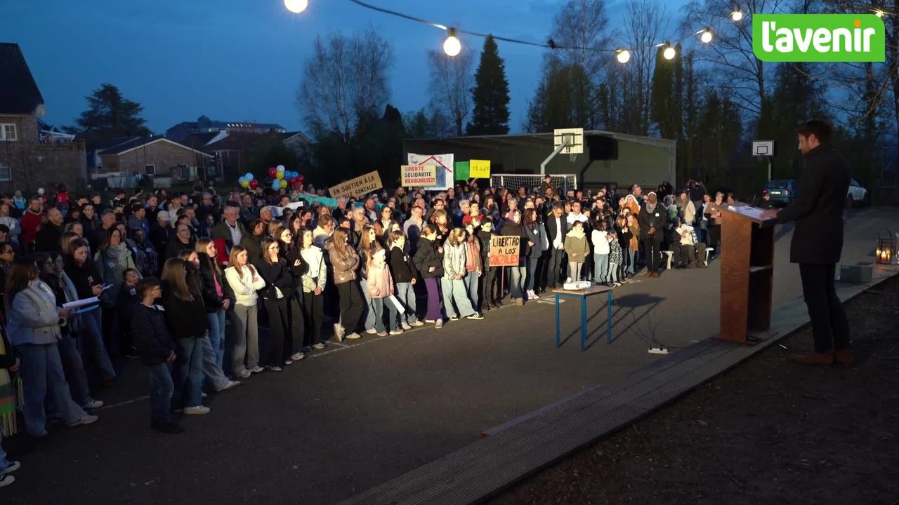 Expulsion de la famille Gonzalès : une foule ce lundi soir à Gemmenich pour "que cela ne se passe pas comme une évidence"