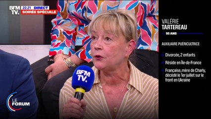 Valérie Tartereau, mère d'un jeune français mort sur le front en Ukraine: "Je ne voudrais pas que d'autres mamans perdent leur fils"