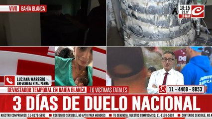 Bahía Blanca la reconstrucción: Crónica el pasamanos de la esperanza