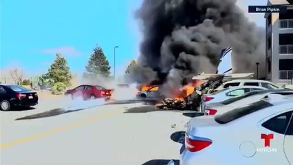 ext-Video: Otra avioneta se estrella en Pensilvania-100325