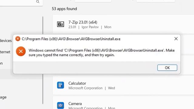 Solved 100% - Windows cannot find Unins000.exe / uninstall.exe on Windows 11/10/87