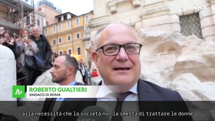 Giornata internazionale della donna, un suggestivo video mapping su Fontana di Trevi