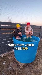 Ice-breaking stunt goes wrong 🥶 🥶