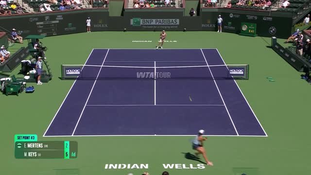 Keys keeps winning run going after Indian Wells three-setter