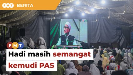 Belum beri bayangan lepas jawatan, Hadi masih semangat kemudi PAS, kata sumber