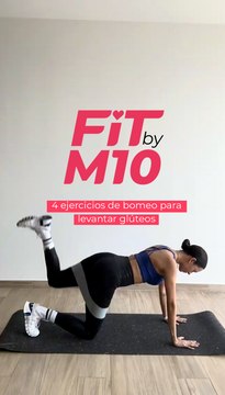 Fit by M10: 4 ejercicios de bomeo para levantar glúteos