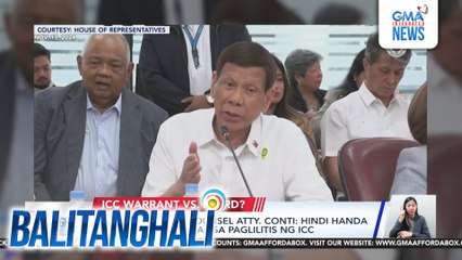 ICC Assistant to Counsel Atty. Conti - Hindi handa si FPRRD na humarap sa paglilitis ng ICC | Balitanghali