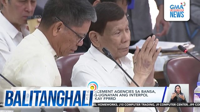 Malacañang - Law enforcement agencies sa bansa, handa sakaling makipag-ugnayan ang INTERPOL tungkol sa pag-aresto kay FPRRD | Balitanghali