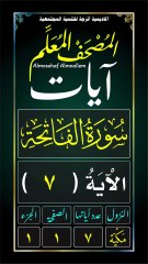 سُورَةُ الْفَاتِحَةِ - الآية (٧)