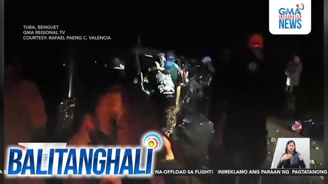 3, patay matapos sumalpok sa pader ang sinasakyang van; Hindi bababa sa 19, sugatan | Balitanghali