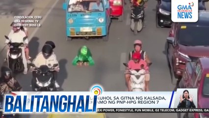 Vlogger na nag-ala kuhol sa gitna ng kalsada, sasampahan ng reklamo ng PNP-HPG Region 7 | Balitanghali