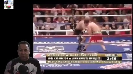 dinamita explota el cepillo   Juan Manuel Marquez Vs Joel Casamayor Highlights