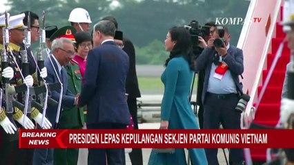 Momen Presiden Prabowo Lepas Kepulangan Sekjen Partai Komunis Vietnam