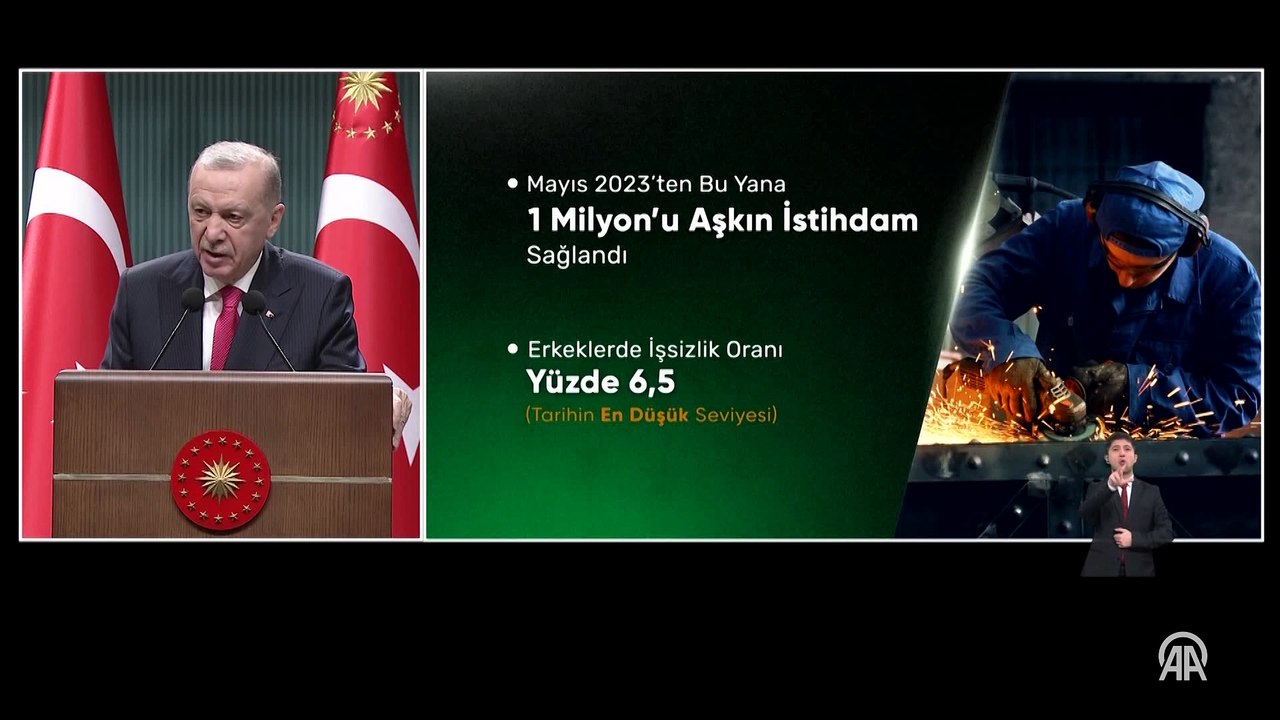 Cumhurbaşkanı Erdoğan, Cumhurbaşkanlığı Kabine Toplantısı sonrası açıklamalarda bulundu