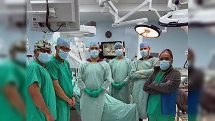 HOMS realiza primera gastrectomía total asistida por robot en el país