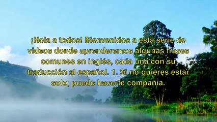 "Frases Comunes en Ingles: Desde 'Hacer Compania' Hasta 'Perderse en la Multitud'"
