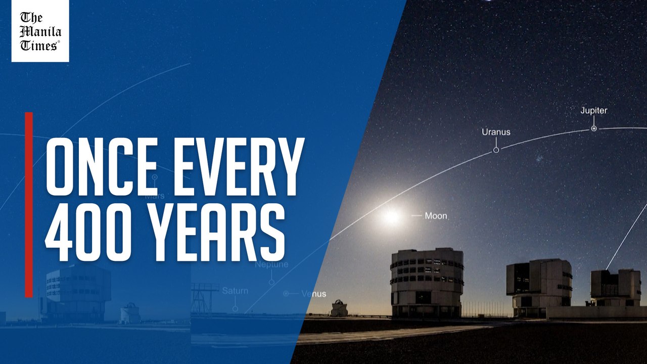 Rare planetary alignment graces Chilean skies