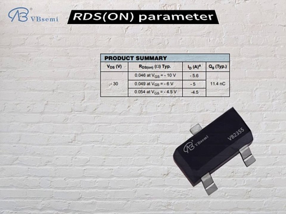 N0302P-VB is a SOT23 package P-Channel field effect MOS tube