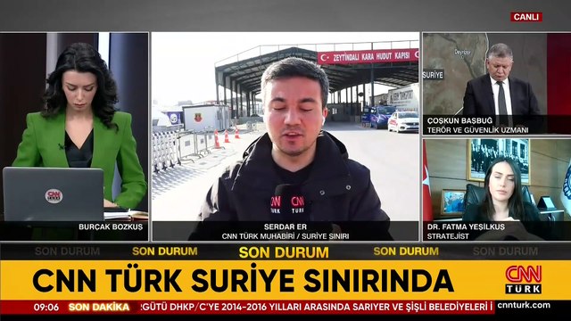 CNN TÜRK SURİYE SINIRINDA | SDG, Suriye devletine teslim oldu!