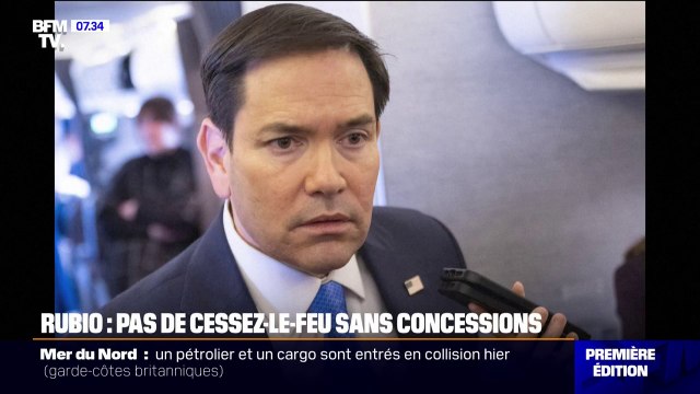 Guerre en Ukraine: Il n'y aura pas de cessez-le-feu ni de fin à cette guerre si les deux parties ne font pas de concessions , estime le secrétaire d'État américain Marco Rubio