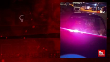 Çankırı'da çakarlı Tofaş'ın sürücüsüne ceza