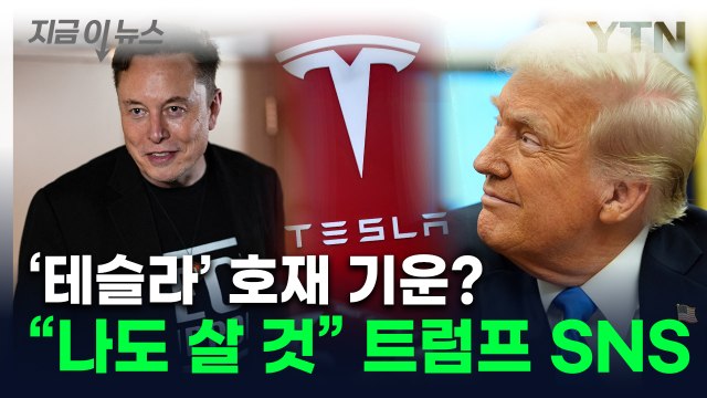 '전기차 반감' 트럼프가 달라졌다...머스크 지지하며 테슬라 구매할 것 [지금이뉴스] / YTN