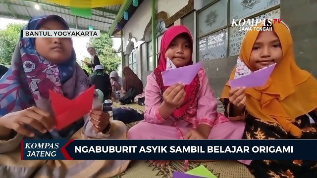 Ngabuburit Asyik Sambil Belajar Origami