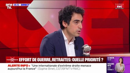 "Pour pouvoir financer l'effort de guerre, il faut travailler plus", pointe Amir Reza-Tofighi, président de la CPME