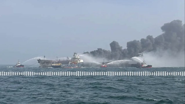Listen: Coastguard emergency call after oil tanker and cargo ship collide in North Sea