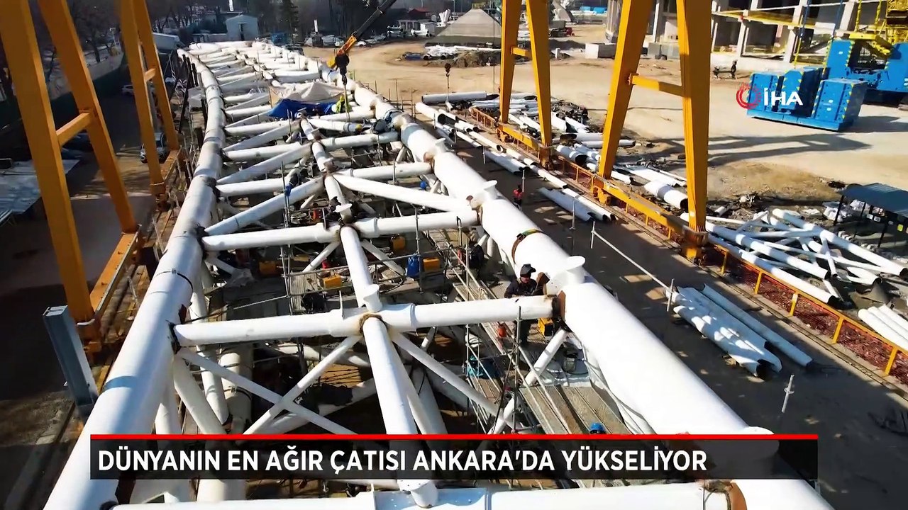 Dünyanın en ağır çatılı stadı Ankara'da yükseliyor