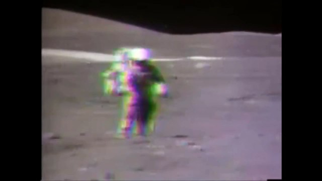 Astronauts falling on the Moon, NASA Apollo Mission Landed on the Lunar Surface