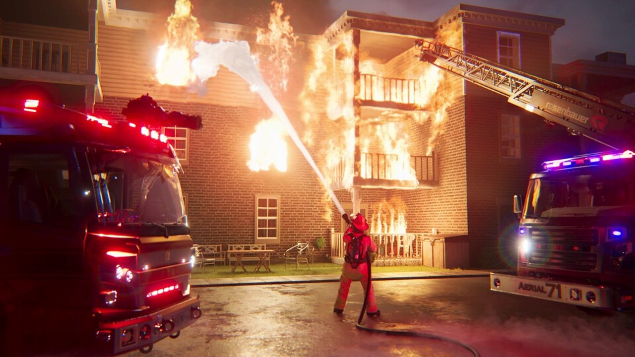 Im Feuerwehr-Simulator Ignite bekämpft ihr realistische Brände in Unreal Engine 5