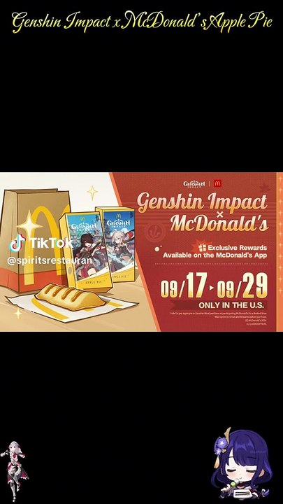 Genshin Impact x McDonald’s Apple Pie